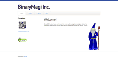 Desktop Screenshot of binarymagi.com